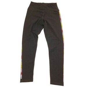 New York & Company Black Size L Rhinestone Stripe Legging Pants